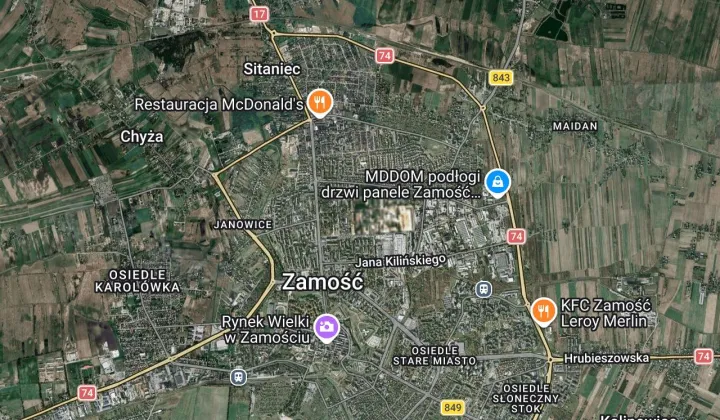 Mieszkanie 1-pokojowe Zamość, ul. Koszary