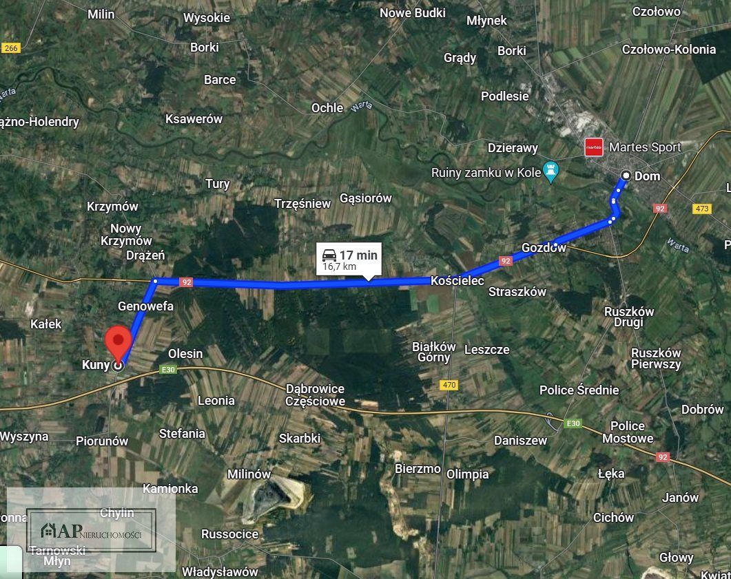 Działka rolna Kuny. Zdjęcie 8