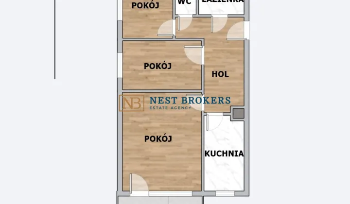 Mieszkanie 3-pokojowe Kraków Mistrzejowice, os. Piastów