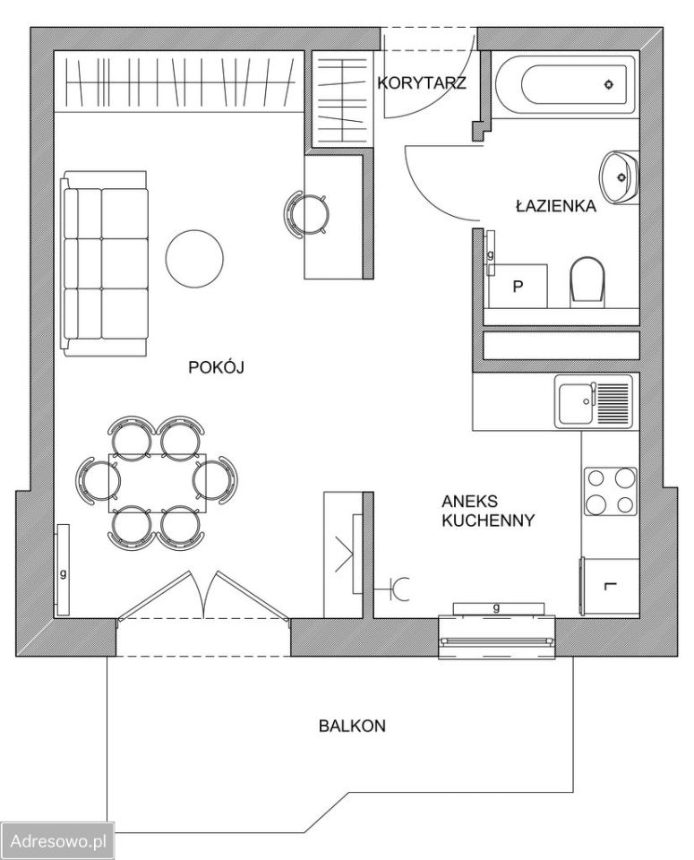 Mieszkanie 1-pokojowe Bydgoszcz Górzyskowo, ul. Inowrocławska. Zdjęcie 9
