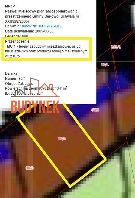 Działka budowlana Zakrzewo. Zdjęcie 12