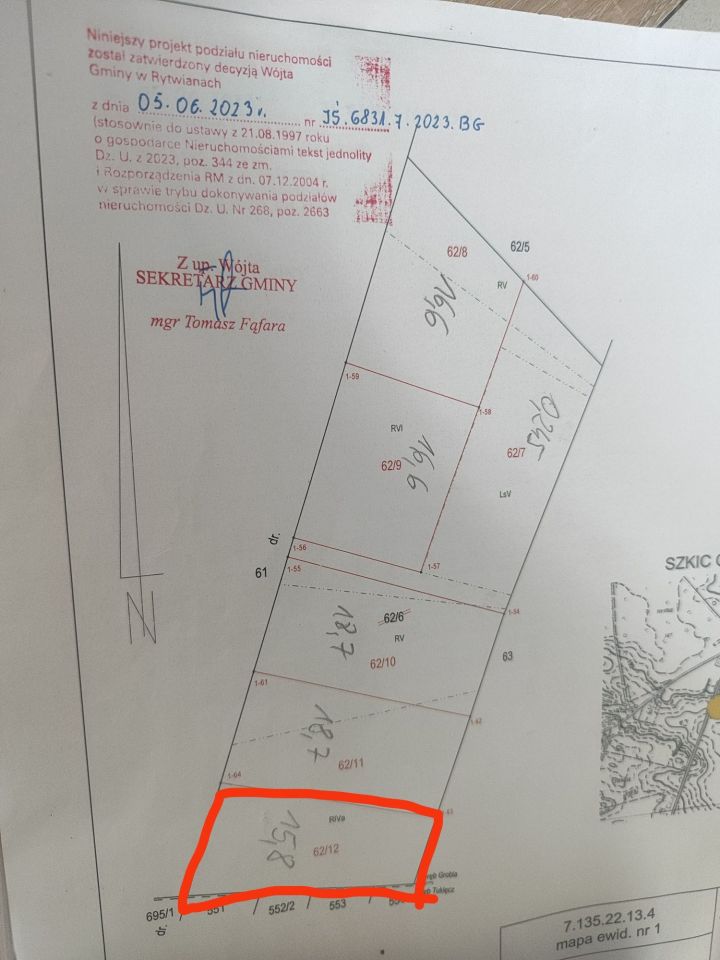 Działka budowlana Grobla. Zdjęcie 6