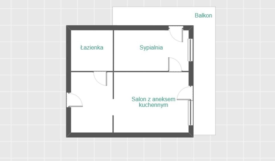 Mieszkanie 2-pokojowe Rzeszów, ul. Miła. Zdjęcie 15