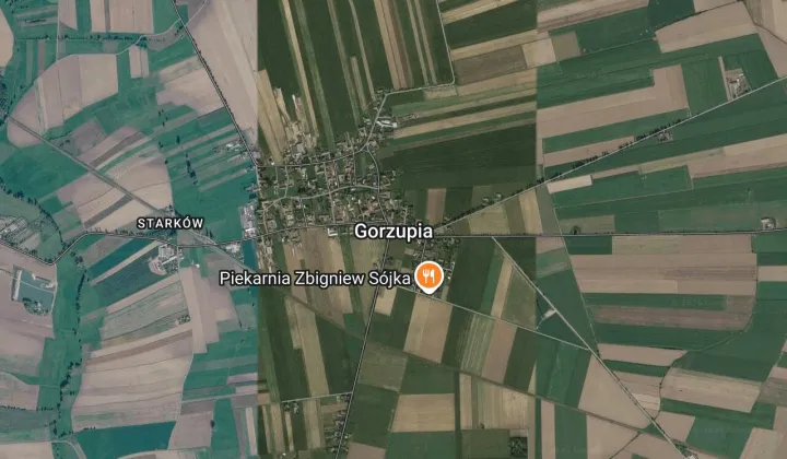 Działka rolna Gorzupia