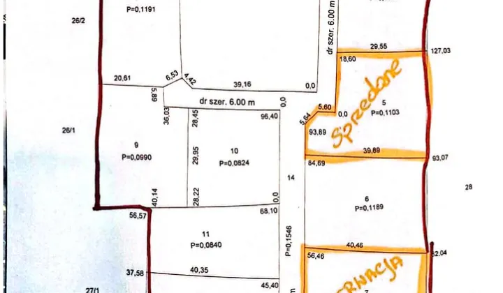 Działka budowlana Chruściel