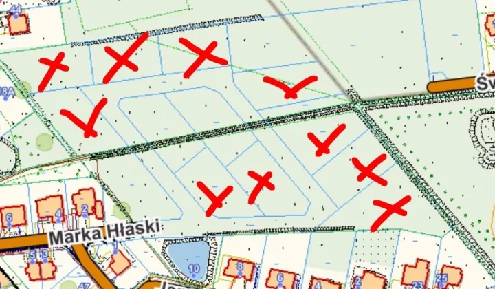 Działka budowlana Ciechanów Kargoszynek, ul. Marka Hłaski