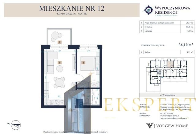 Mieszkanie 2-pokojowe Ustronie Morskie, ul. Wypoczynkowa. Zdjęcie 5