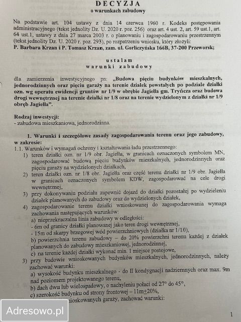 Działka budowlana Jagiełła. Zdjęcie 4