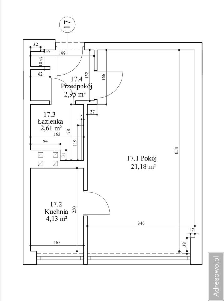 Mieszkanie 1-pokojowe Warszawa Mokotów, ul. Dworkowa. Zdjęcie 16