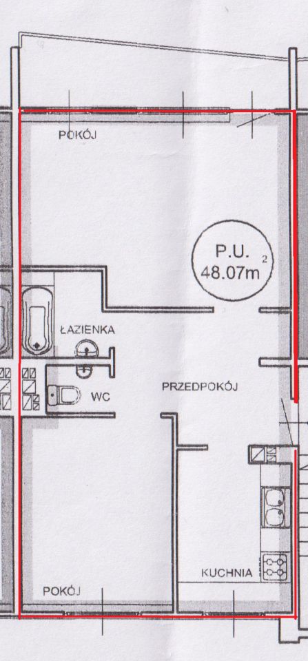Mieszkanie 2-pokojowe Nowy Sącz Gorzków, ul. 1 Brygady. Zdjęcie 11
