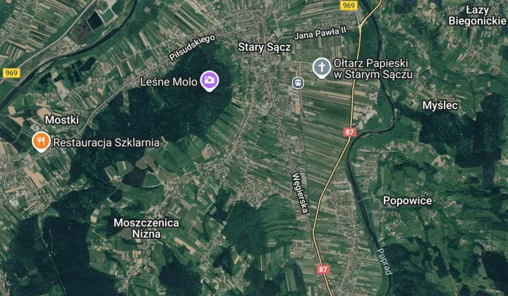 Działka budowlana Stary Sącz Lipie, ul. Lipska