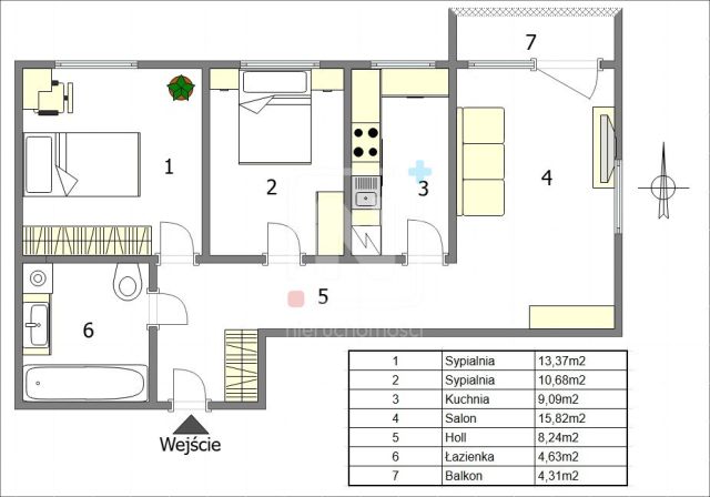 Mieszkanie 3-pokojowe Warszawa Ursus, ul. Szamoty. Zdjęcie 14