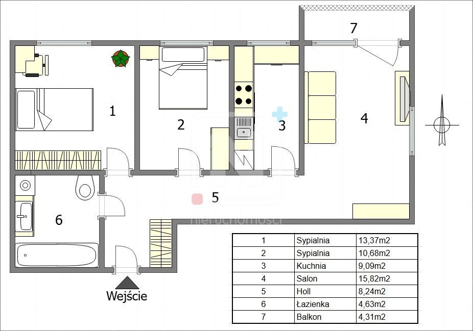 Mieszkanie 3-pokojowe Warszawa Ursus, ul. ks. Juliana Chrościckiego. Zdjęcie 12