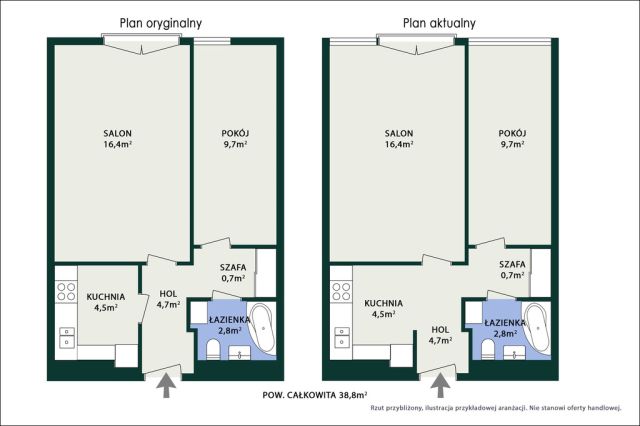 Mieszkanie 2-pokojowe Warszawa Śródmieście, al. Jana Pawła II. Zdjęcie 6