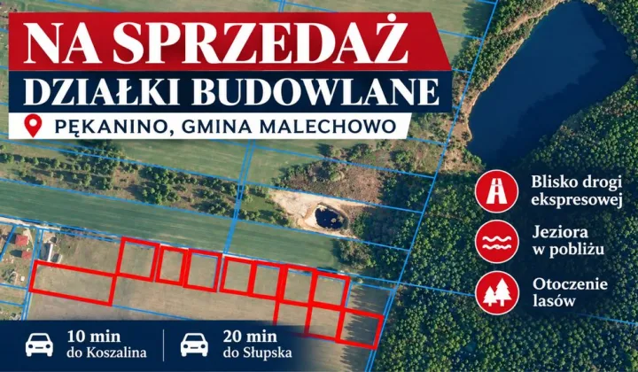 Działka budowlana Pękanino