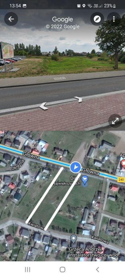 Działka inwestycyjna Bysław, ul. Główna. Zdjęcie 3