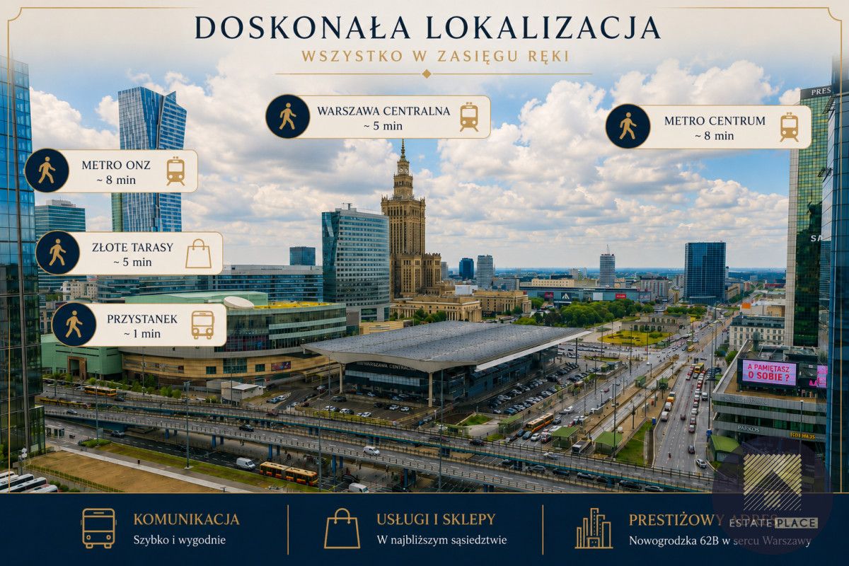 Mieszkanie 3-pokojowe Warszawa Śródmieście, ul. Nowogrodzka. Zdjęcie 13