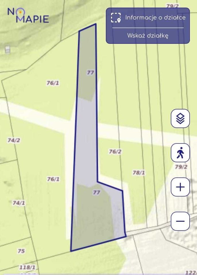 Działka rolna Krzywopłoty