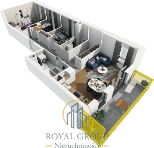 Mieszkanie 4-pokojowe Lublin Bazylianówka, al. Spółdzielczości Pracy. Zdjęcie 6