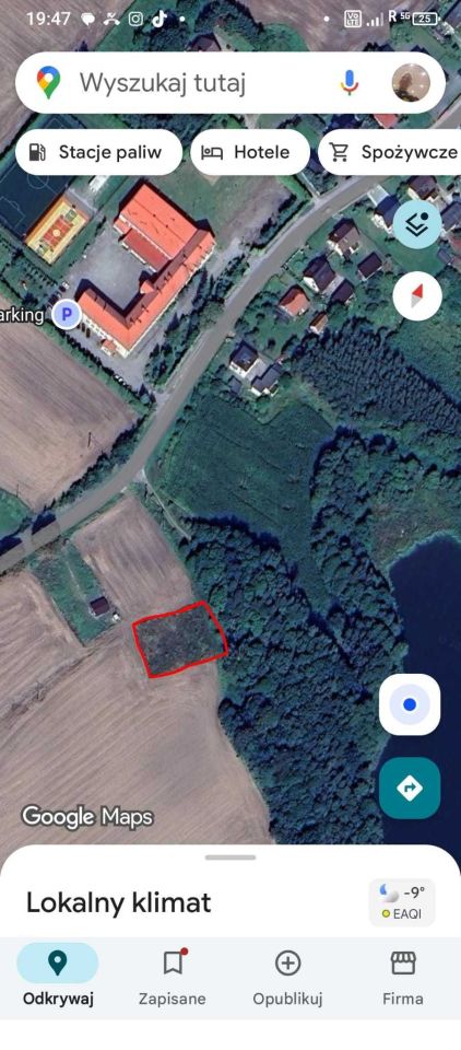 Działka budowlana Bielice