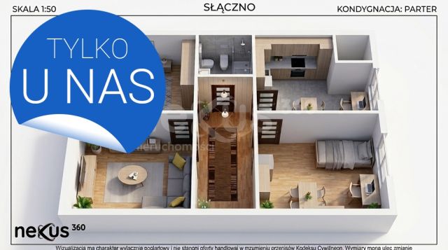 Mieszkanie 3-pokojowe Słączno. Zdjęcie 1
