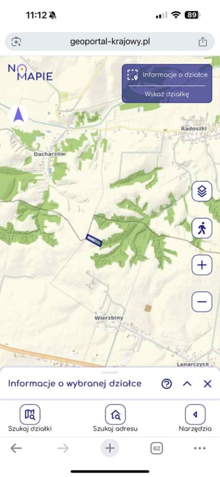 Działka rolna Wierzbiny. Zdjęcie 4