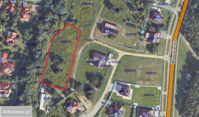 Działka budowlana Płock Borowiczki-Parcele, ul. Małopolska. Zdjęcie 1