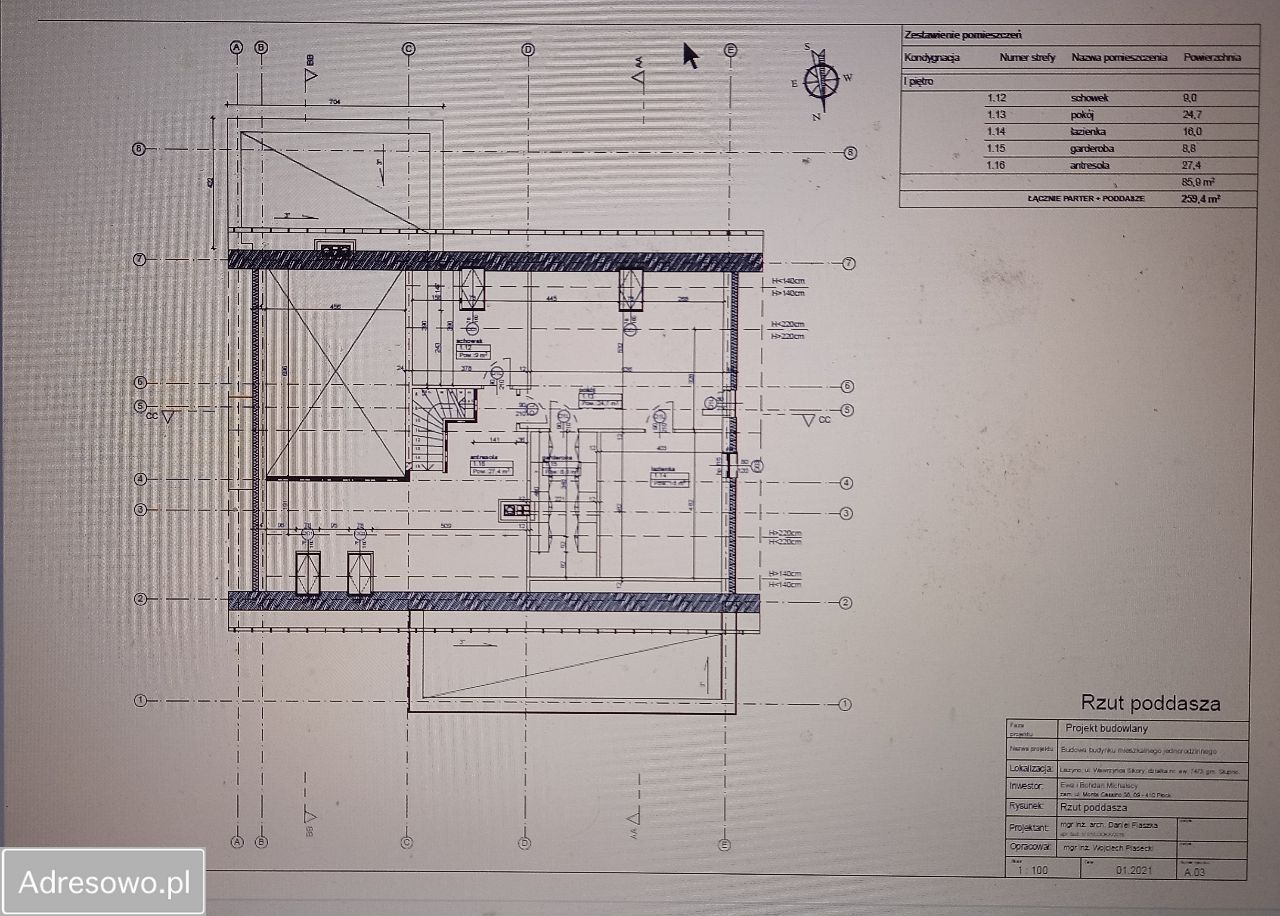 dom wolnostojący, 5 pokoi Liszyno, ul. Wawrzyńca Sikory. Zdjęcie 14