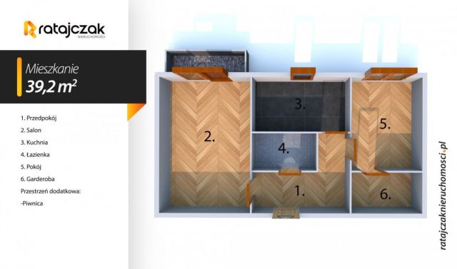 Mieszkanie 2-pokojowe Wejherowo, os. Kaszubskie. Zdjęcie 16