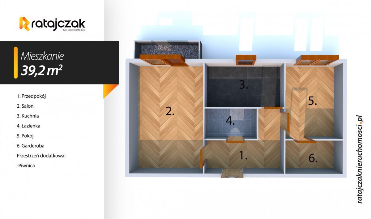 Mieszkanie 2-pokojowe Wejherowo, os. Kaszubskie. Zdjęcie 16