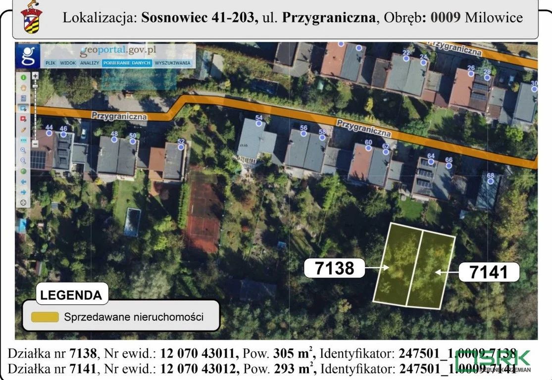 Działka inna Sosnowiec Milowice. Zdjęcie 1