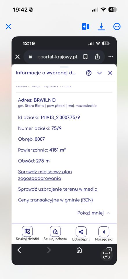 Działka inna Brwilno, ul. Płocka. Zdjęcie 3