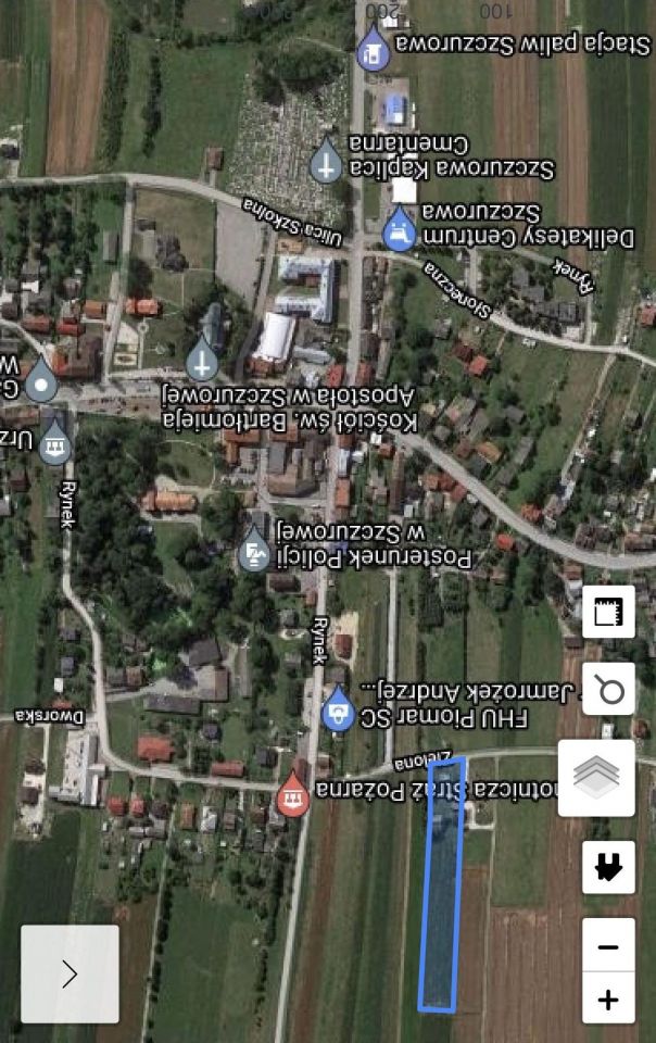 Działka inwestycyjna Szczurowa, ul. Zielona