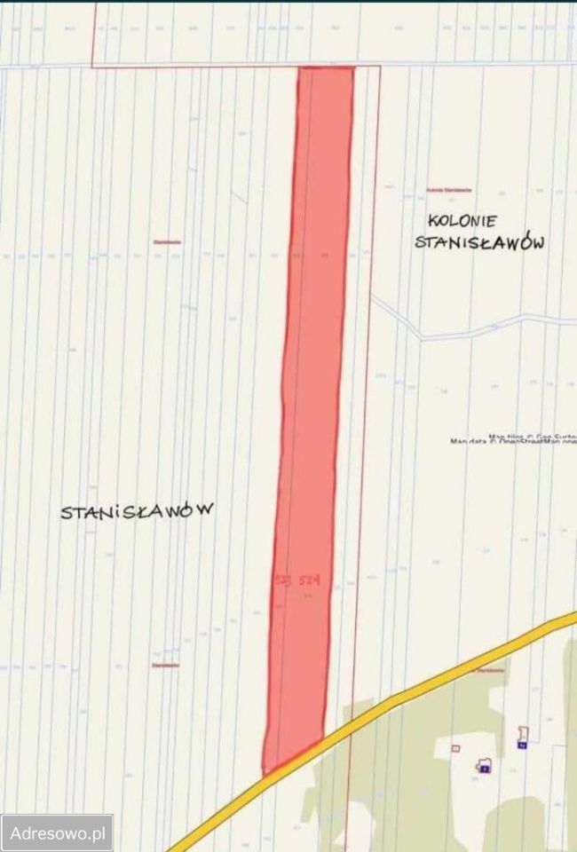 Działka budowlana Stanisławów, ul. Sokólska. Zdjęcie 4