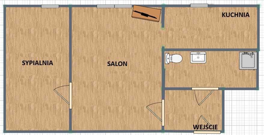 Mieszkanie 2-pokojowe Kalisz, ul. Górnośląska