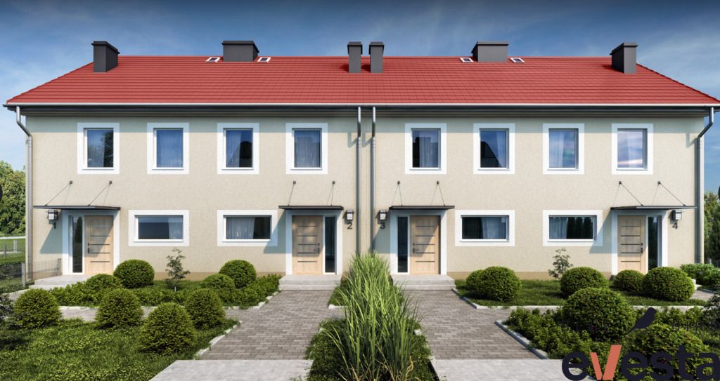 dom szeregowy, 3 pokoje Groblice, ul. Różana