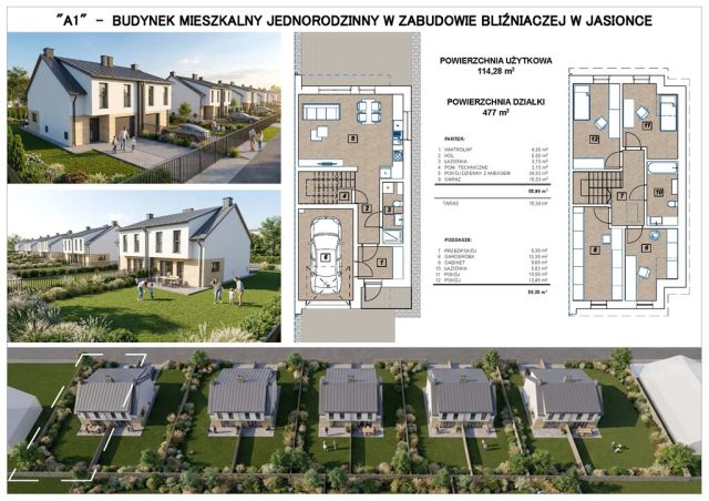 bliźniak, 5 pokoi Jasionka. Zdjęcie 4