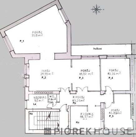 Mieszkanie 5-pokojowe Warszawa Żoliborz, ul. Podstarościch. Zdjęcie 12