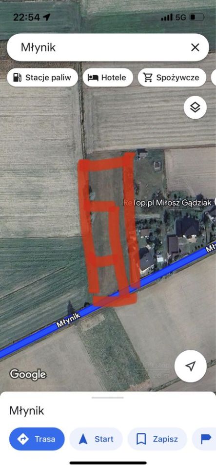 Działka budowlana Młynik. Zdjęcie 3