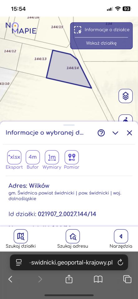 Działka budowlana Wilków. Zdjęcie 2
