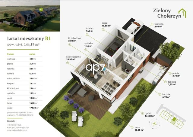 bliźniak, 5 pokoi Cholerzyn. Zdjęcie 16