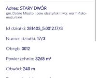 Działka rolno-budowlana Stary Dwór. Zdjęcie 4