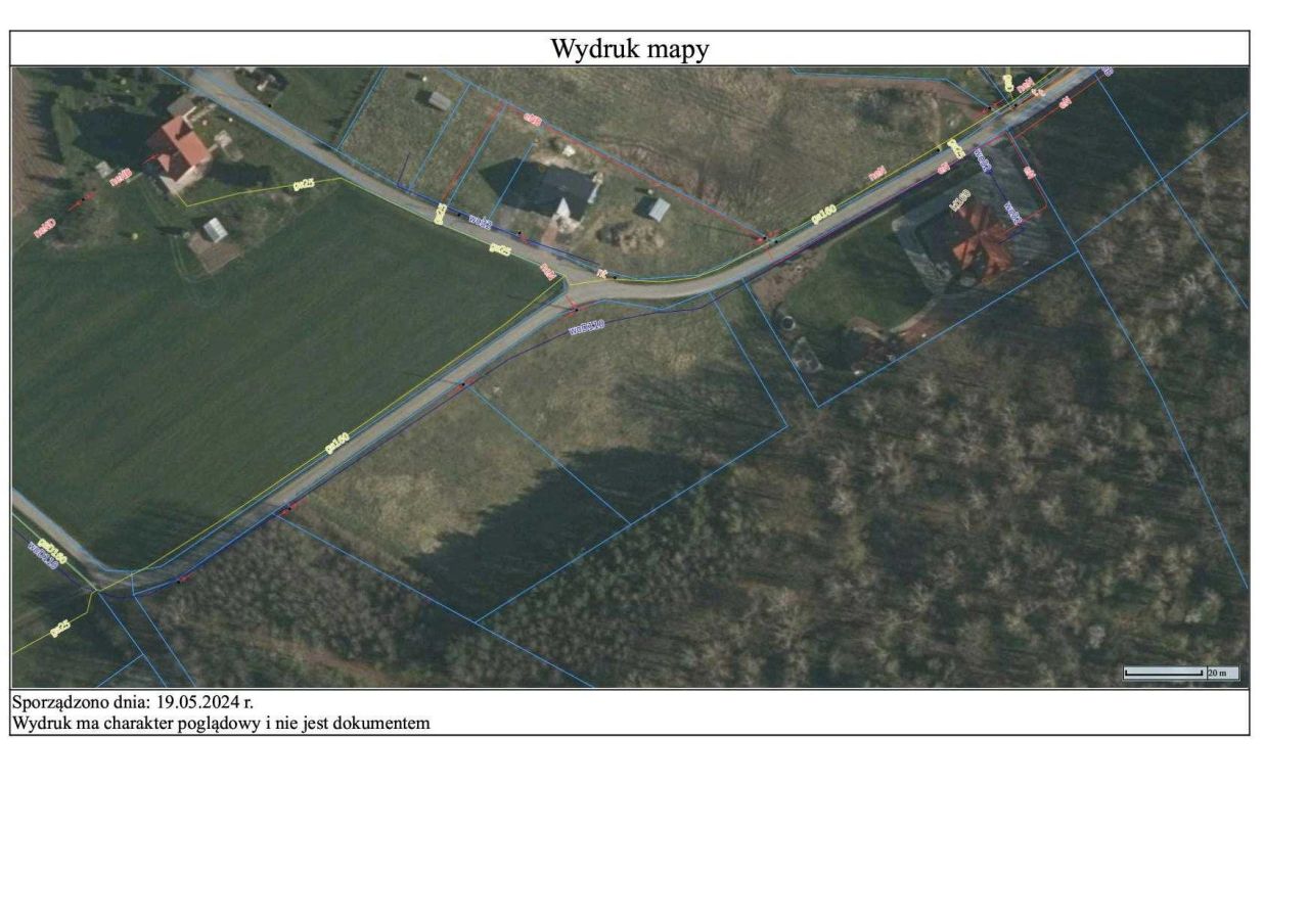 Działka budowlana Skrzyszów Olszyna, ul. Olszyńska. Zdjęcie 6