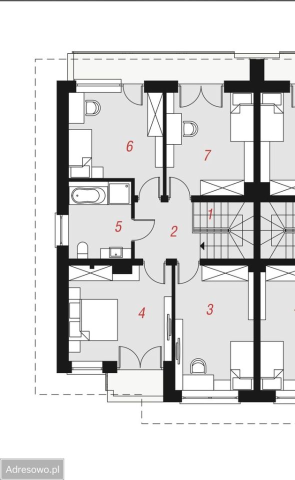 dom szeregowy, 4 pokoje Dziekanów Polski, ul. sierż. Władysława Szymczaka. Zdjęcie 10