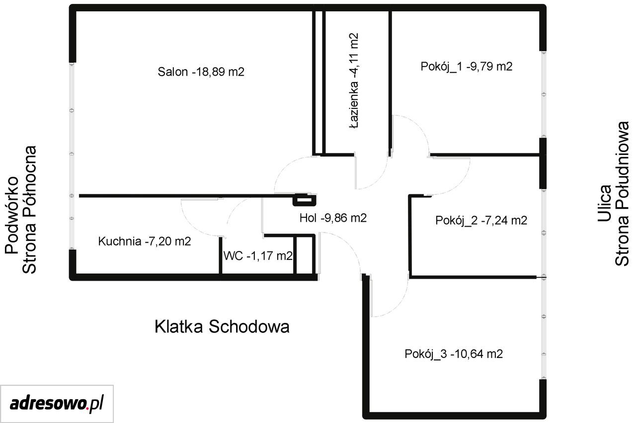 Mieszkanie 4-pokojowe Warszawa Praga-Południe, ul. Kiprów. Zdjęcie 2
