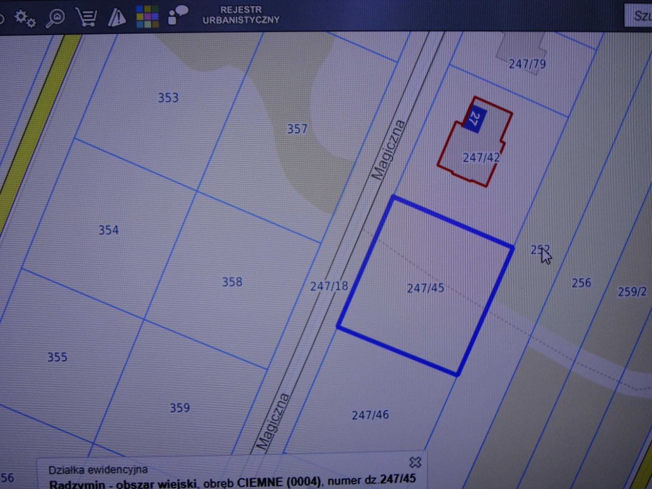 Działka budowlana Ciemne, ul. Magiczna. Zdjęcie 5