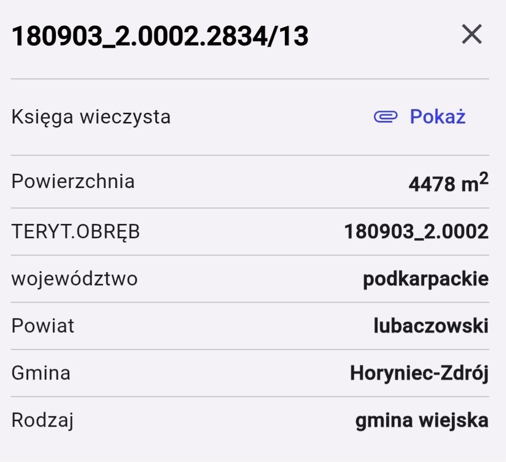 Działka rolna Horyniec-Zdrój, ul. Sportowa. Zdjęcie 3