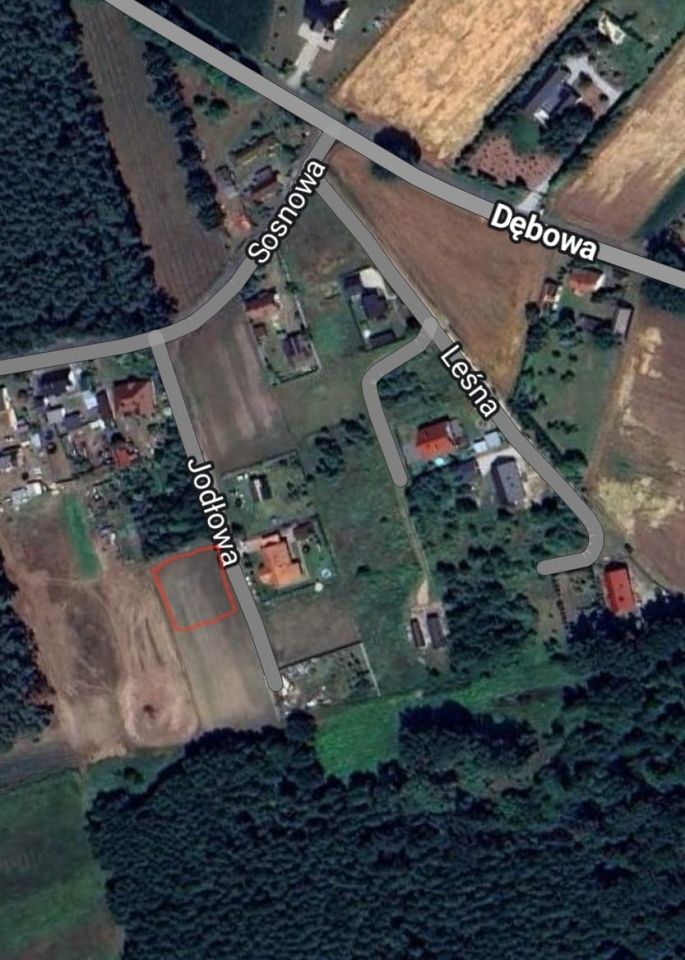 Działka budowlana Murzynowo Leśne, ul. Jodłowa. Zdjęcie 2