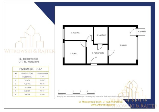 Mieszkanie 2-pokojowe Warszawa Żoliborz, ul. Jasnodworska. Zdjęcie 16