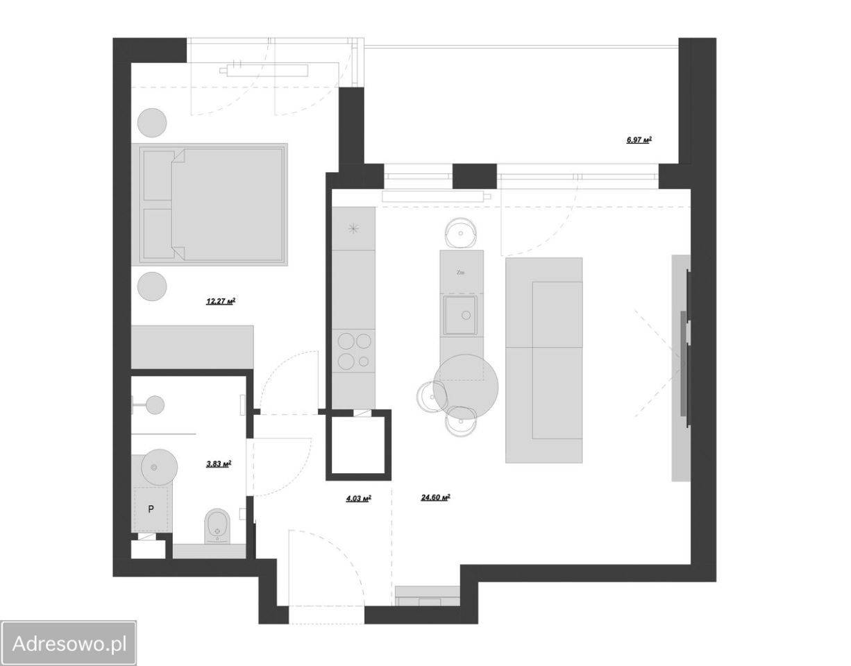 Mieszkanie 2-pokojowe Warszawa Ursus, ul. Edwarda Habicha. Zdjęcie 8